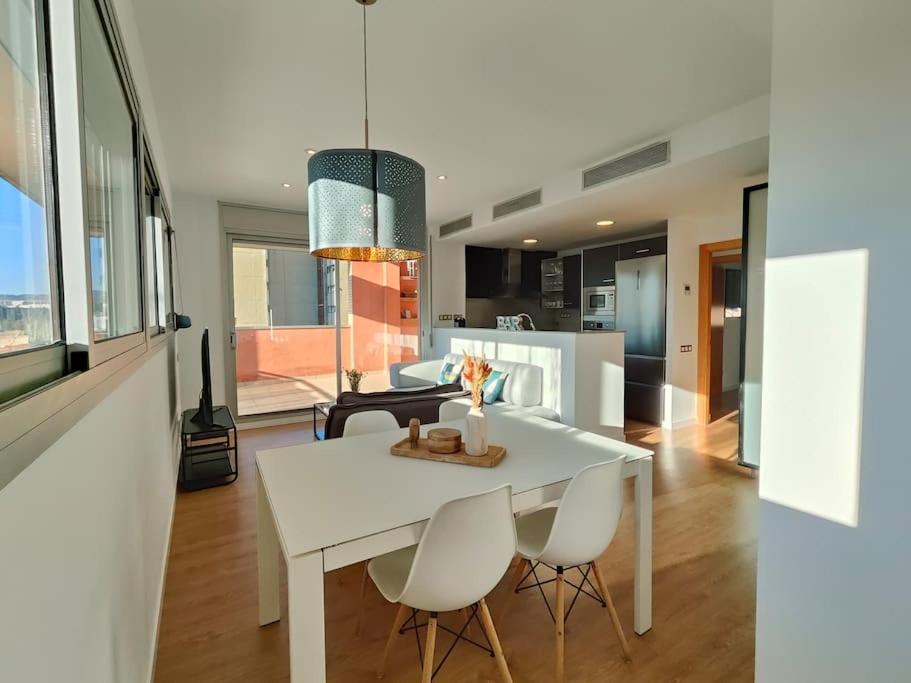 Large Terrace Luxury Apartment Sant Adria de Besos Exterior foto